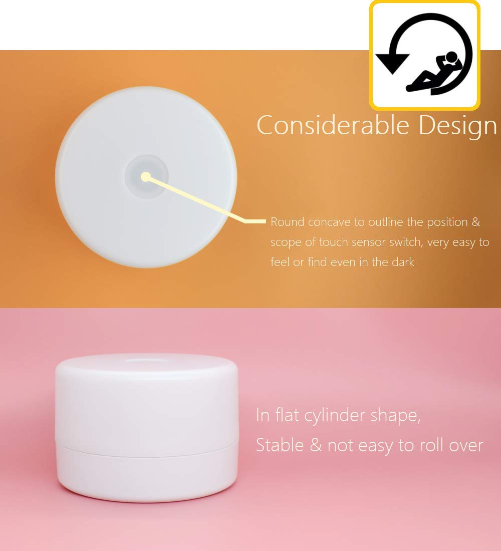 RTSU bedside lamp ideal for nurseries and baby feeding moments