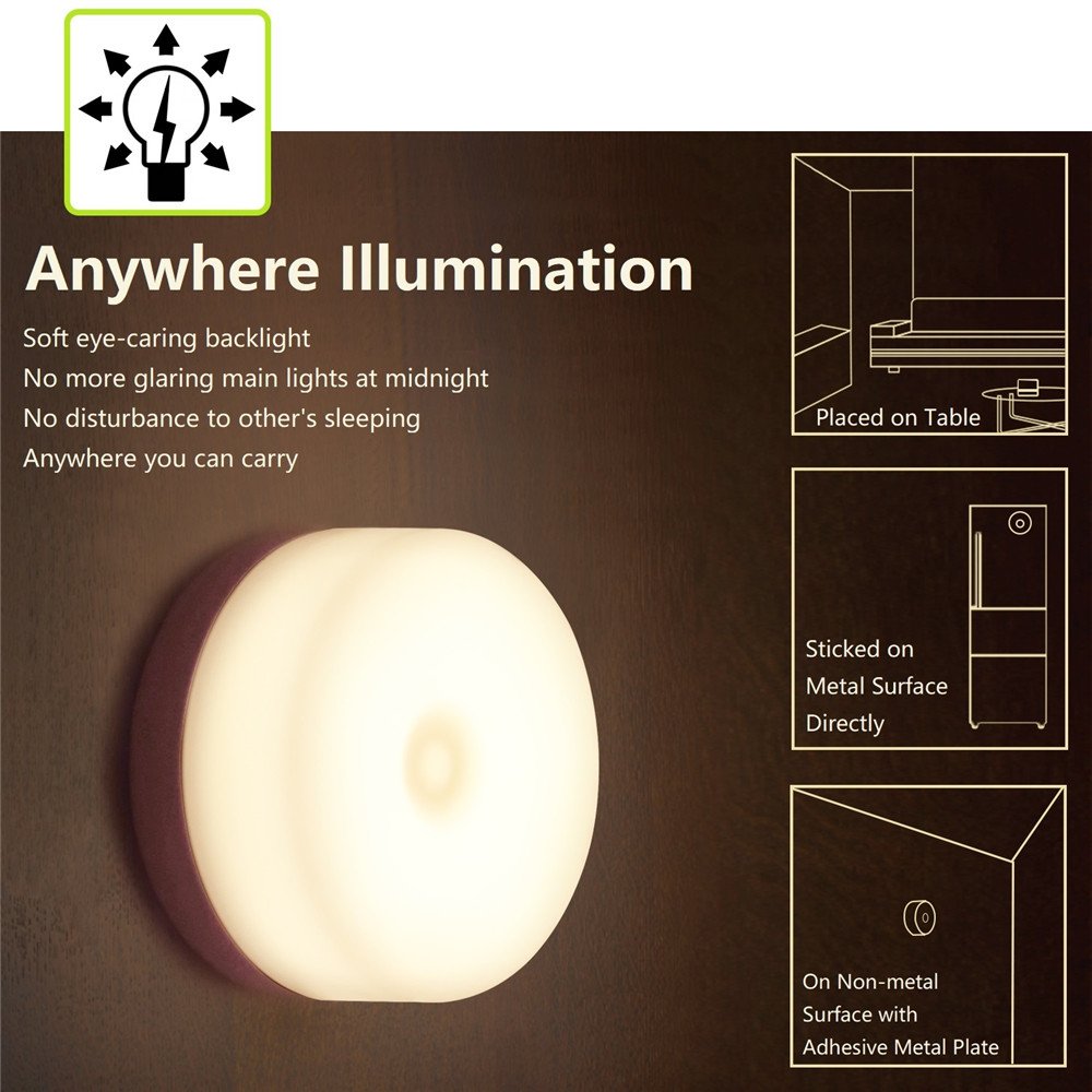 RTSU neutral white 4000K glow delivers gentle night visibility.