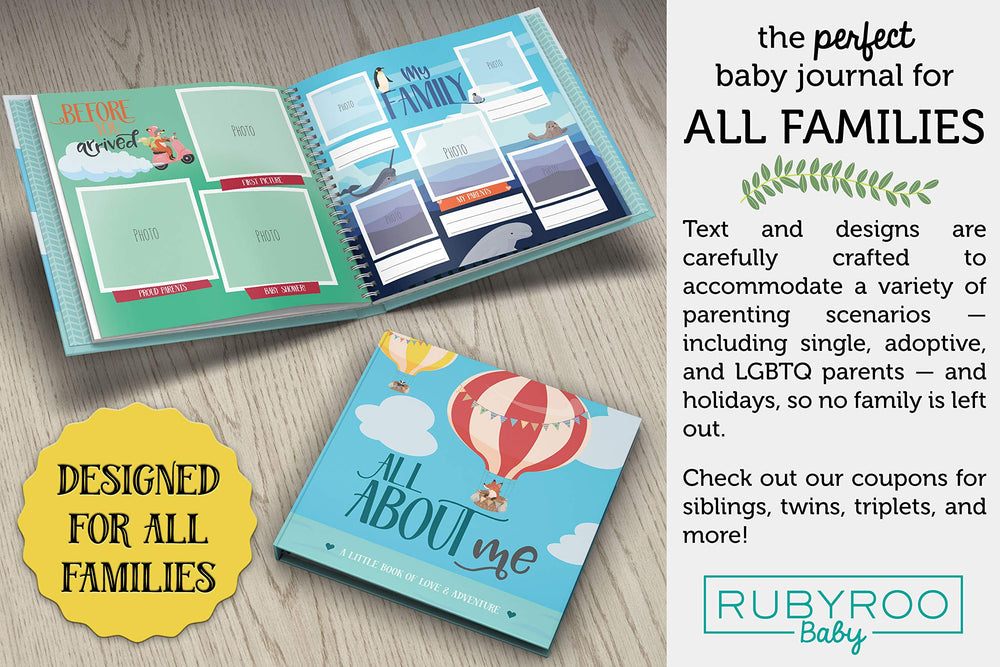 Four-by-four inch photo frames inside for Polaroid-style memories