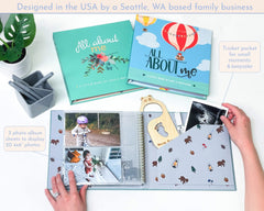 RubyRoo Memory Book 4x4 photo frames for easy prints.