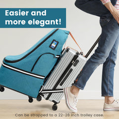 RUCYEN car seat bag padded interior protects car seats during flights and trips