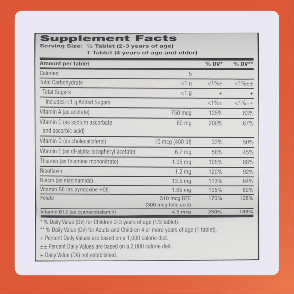 Rugby Laboratories close-up of chewable tablet texture