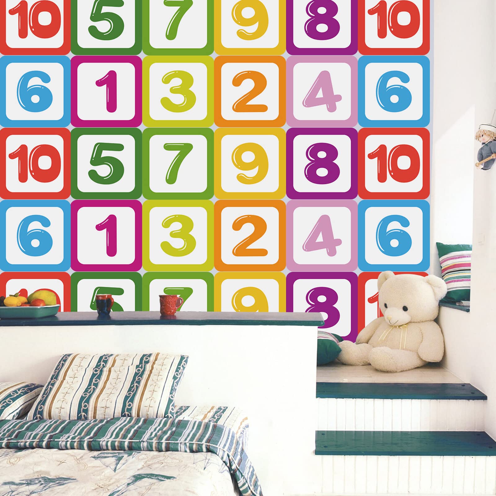 Ruiqas self-adhesive floor sticker easy DIY decorating.