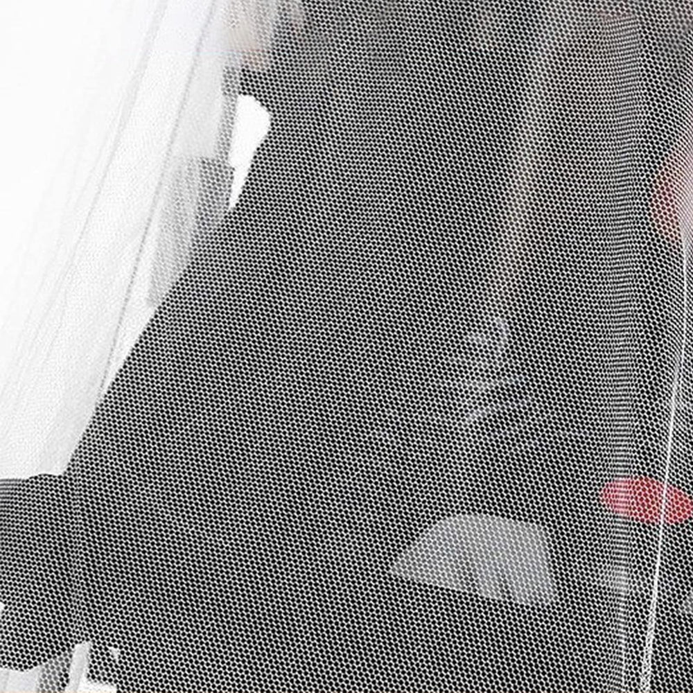 RUIXIA universal-fit netting for twin strollers keeps insects out while traveling