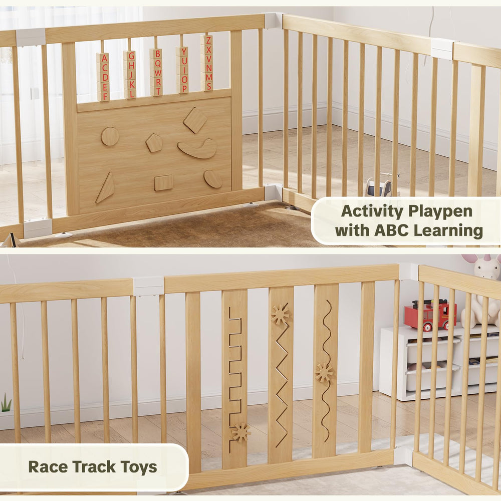 RUMBALUXY 360-degree view design helps parents monitor children easily.