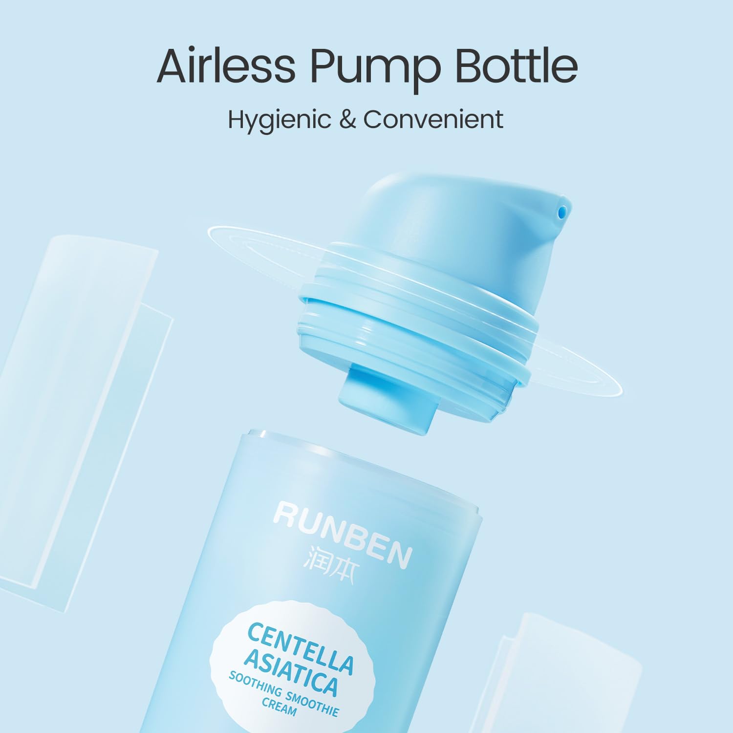 RUNBEN fragrance-free formula is ideal for children’s daily skincare.
