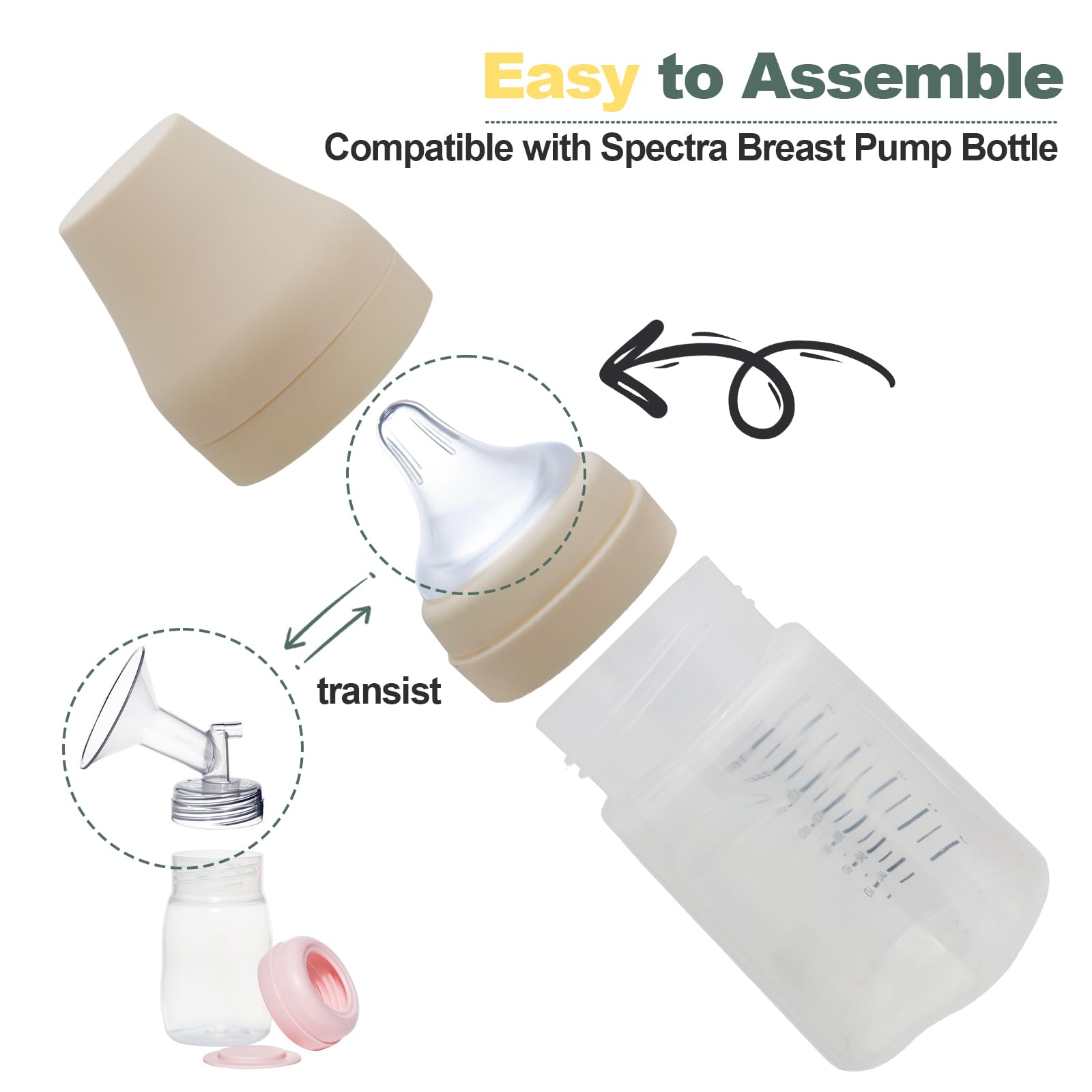 Runhike dishwasher-safe nipples make cleanup quick and easy.