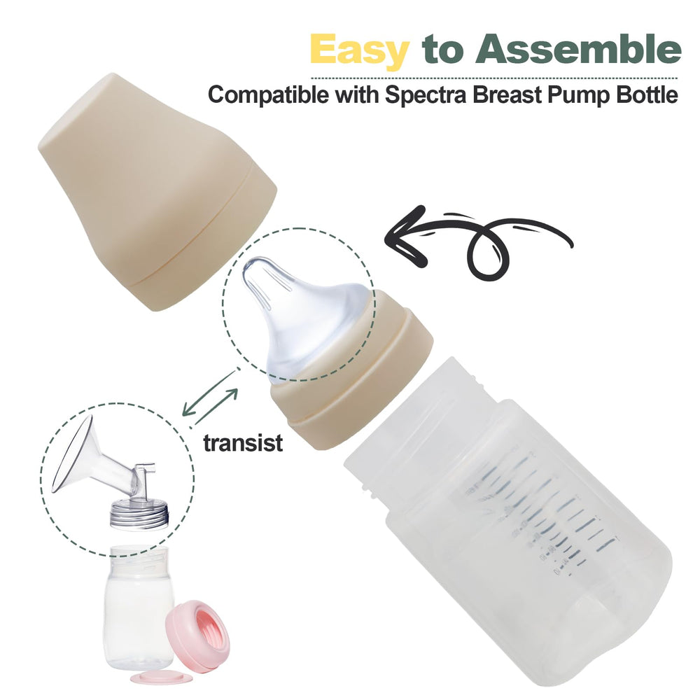 Runhike dishwasher-safe nipples make cleanup quick and easy.