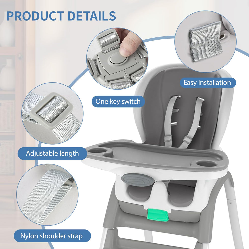 Runhike compatible with Ingenuity high chairs for stable fits.