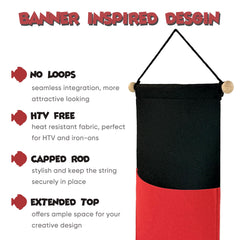 RUNROLE HTV-friendly felt enables easy personalization and embellishments.
