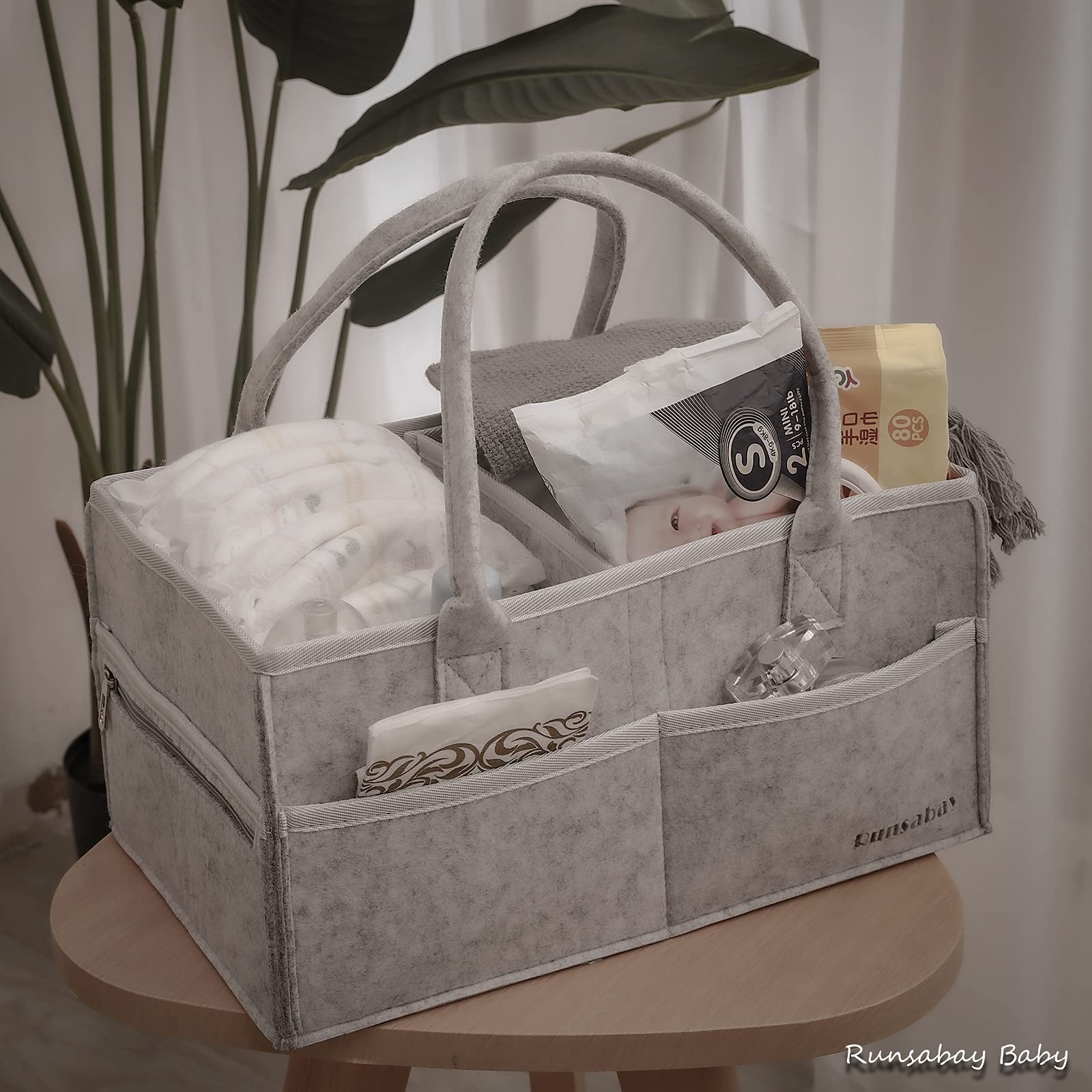Runsabay skin-friendly felt material emphasizes durability and safety for newborn care