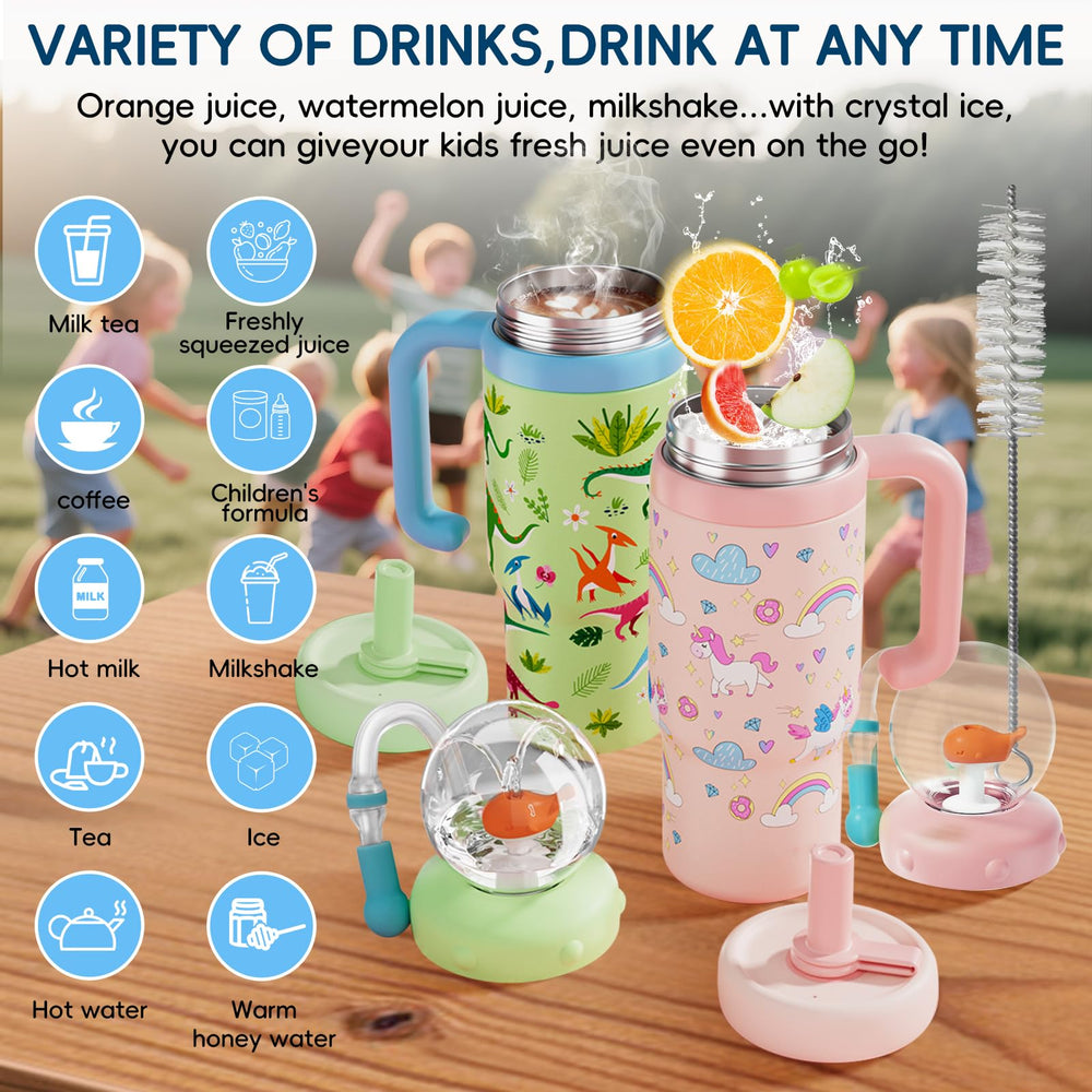 RUNSUNTUN easy grip handle aids little hands and adults for steady sipping