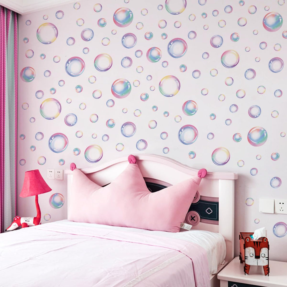 Runtoo boho rainbow polka dots brighten kids’ rooms with playful color.