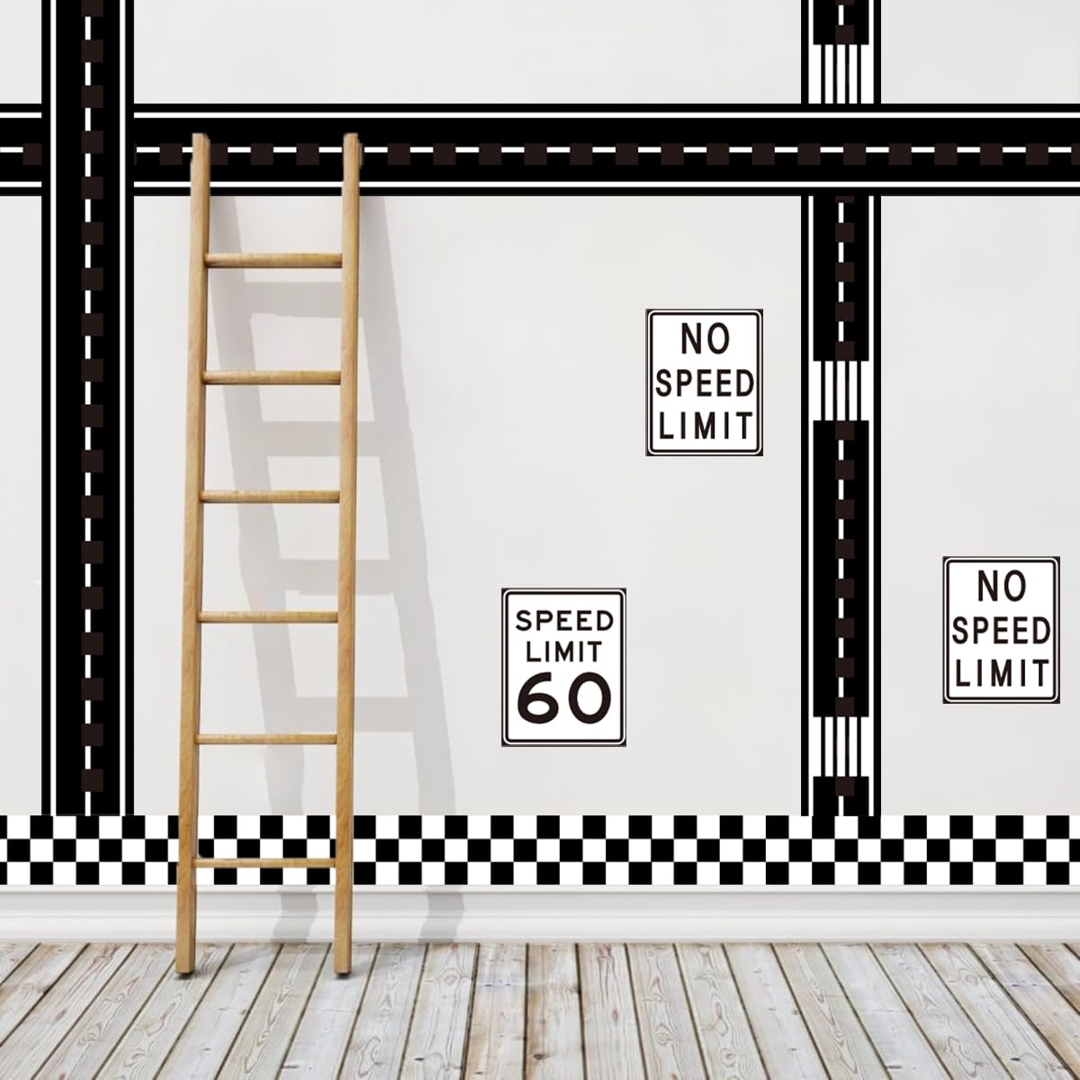 Runtoo car-themed wall decor brightens nurseries with playful, imaginative accents.