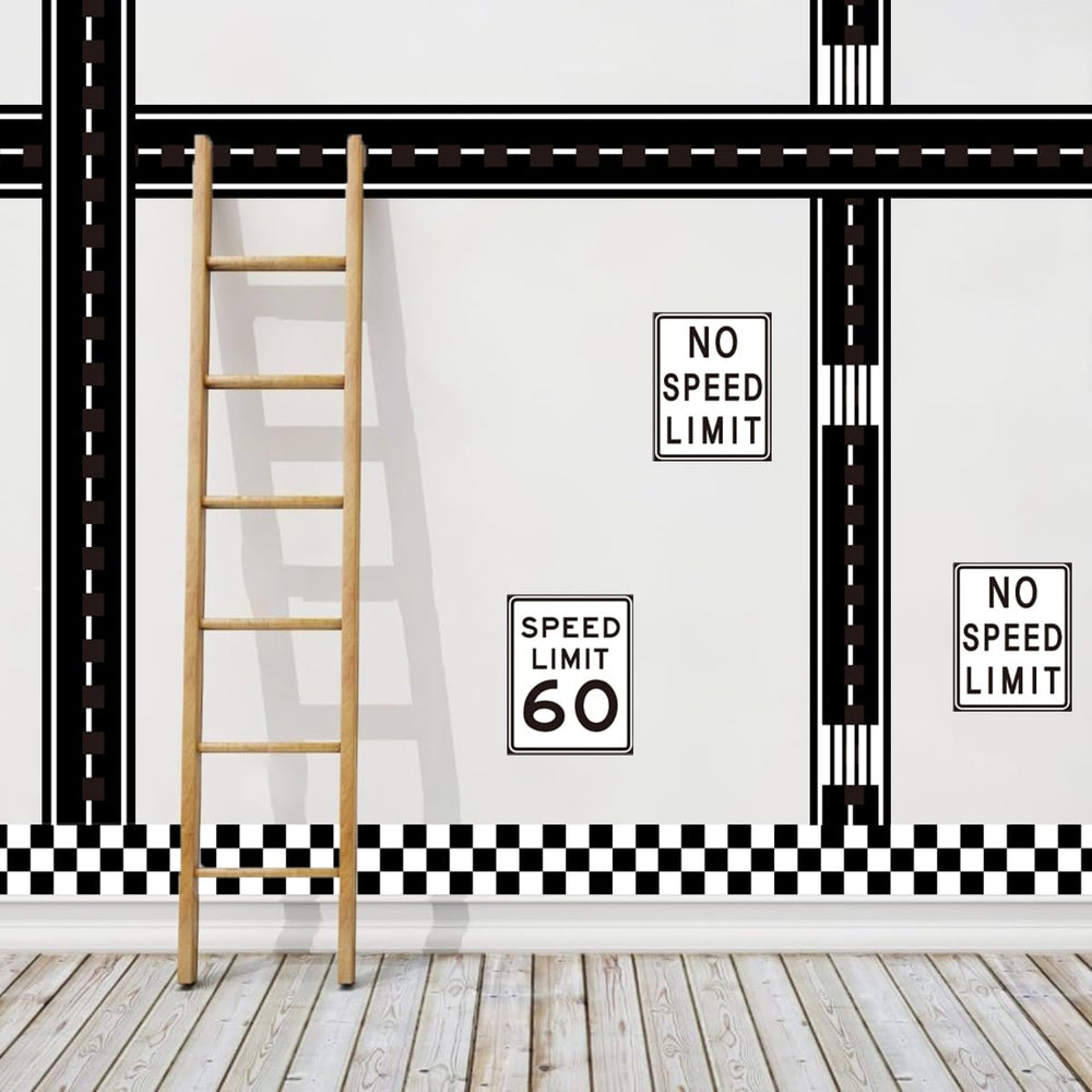 Runtoo car-themed wall decor brightens nurseries with playful, imaginative accents.