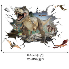 Runtoo dinosaur decal pack ideal for dino themed parties or kids' rooms