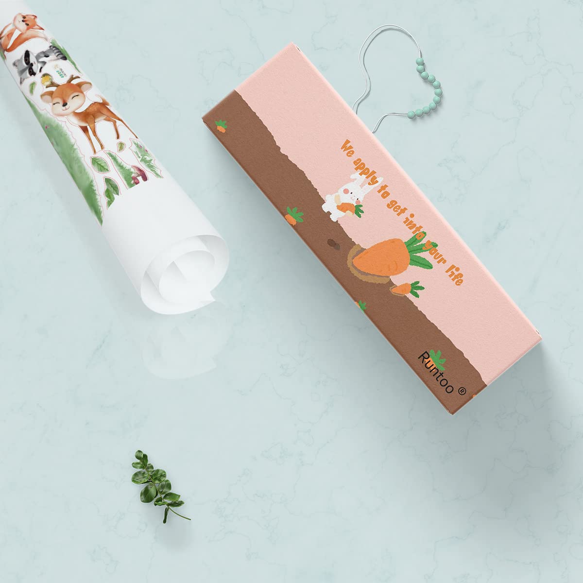 Runtoo forest animals owl wall decal invites storytelling and calm vibes
