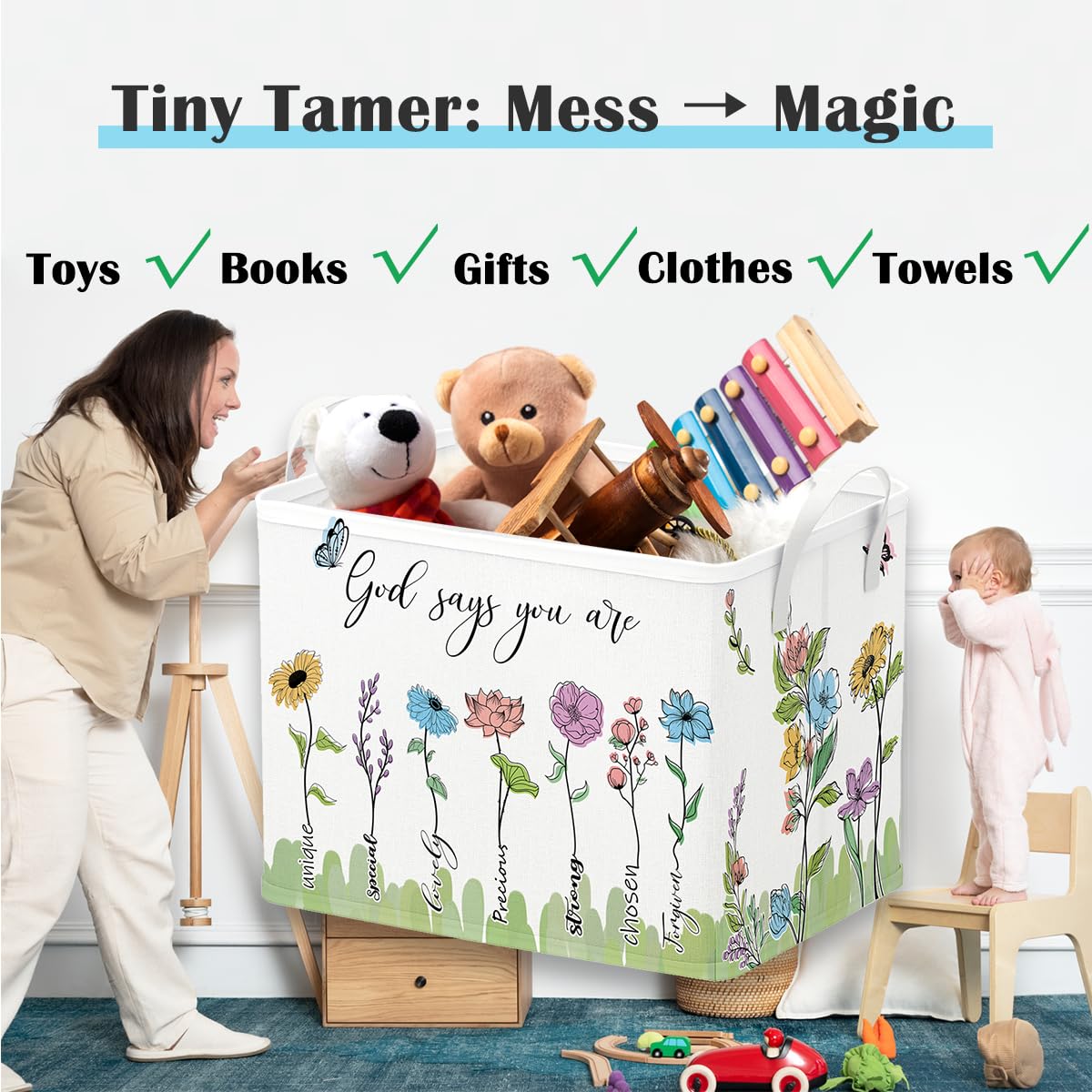Runtoo soft material and handles allow safe, easy transport.