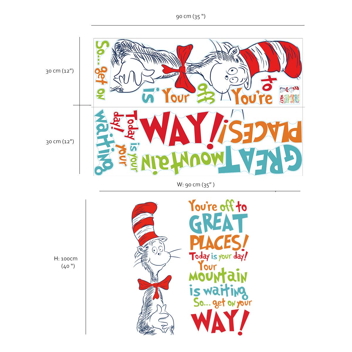 Runtoo kids room decor wall decal adds motivation to bedrooms.