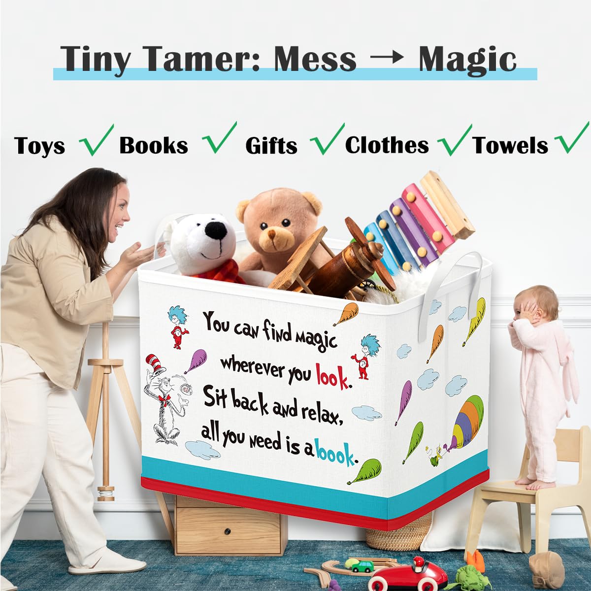 Runtoo Read Book Bin ideal for classrooms and nurseries