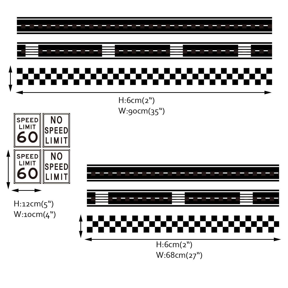 Runtoo vinyl wall decals stick easily and remove cleanly with no residue.
