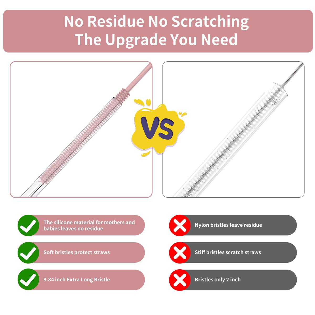 RUNZI straw cleaner dishwasher-safe with easy rinsing after use
