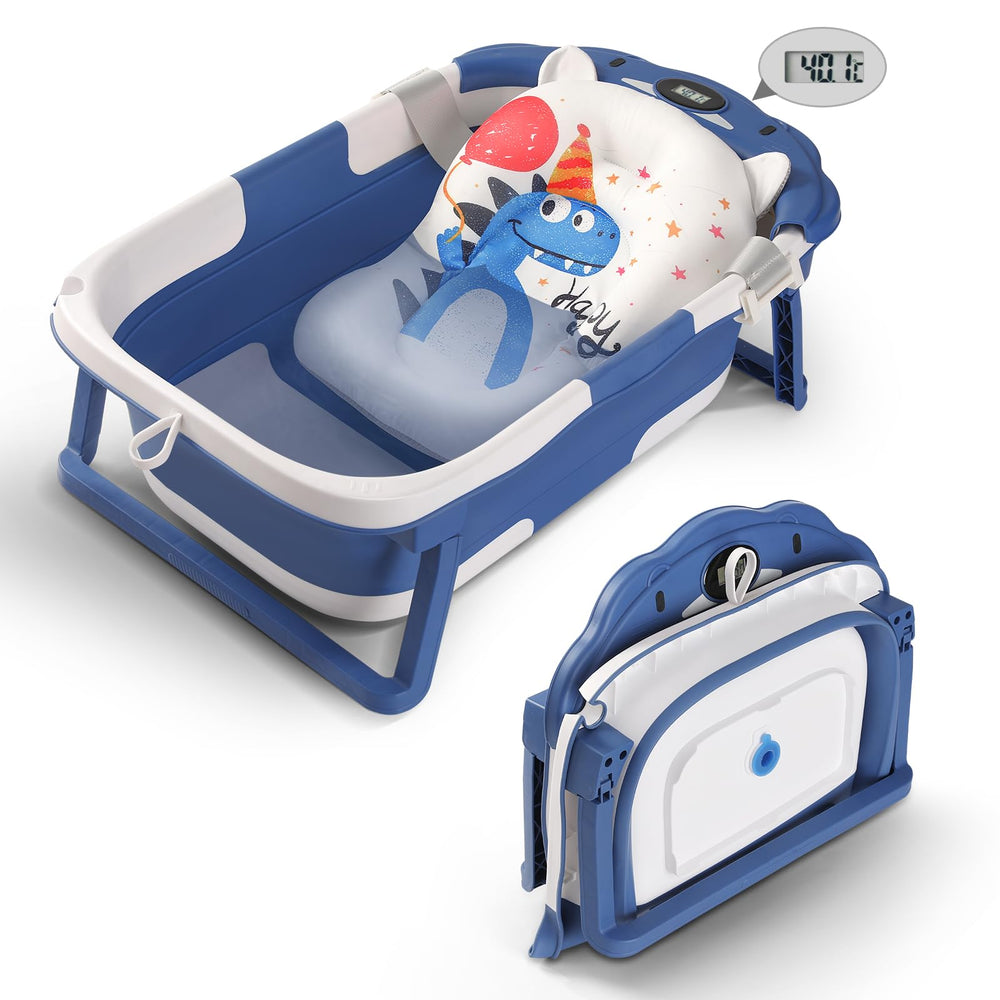 RURING collapsible baby bathtub saves space during travel