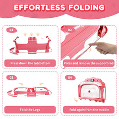 RURING Bear Pink PP+TPE materials are non-toxic and durable.