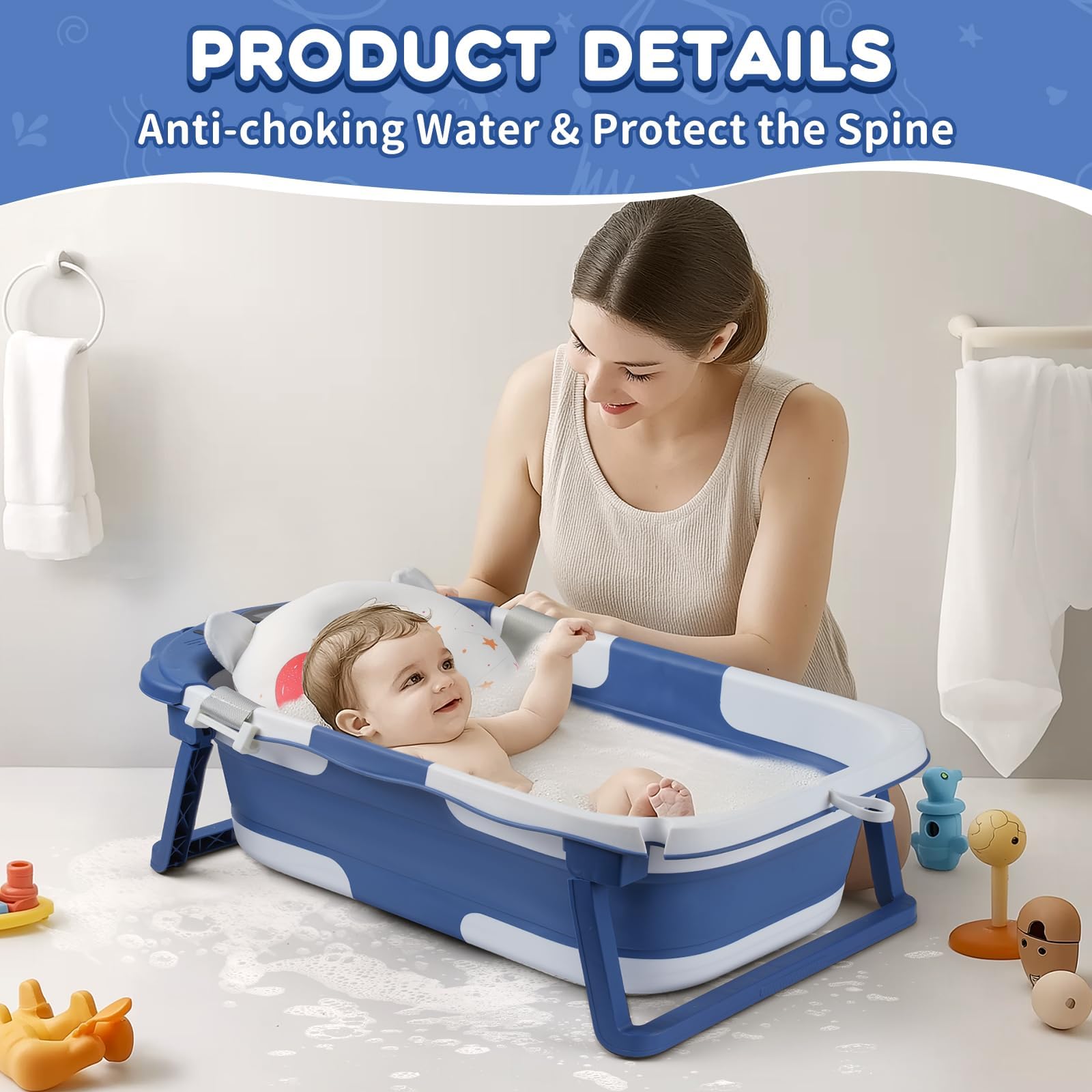 RURING edge design includes a shower mouth for towels