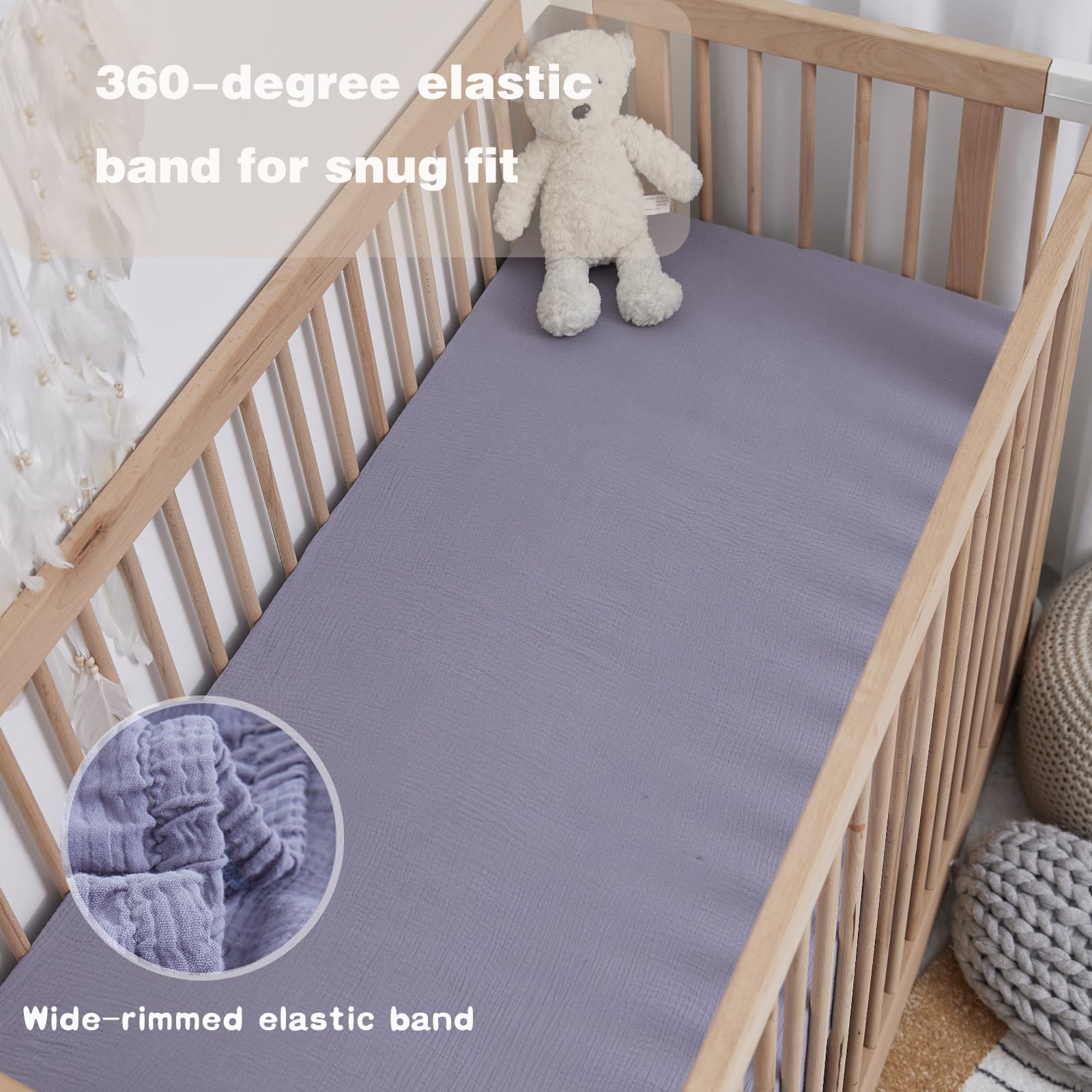 Rutiwa machine washable sheets offer easy care for busy families.