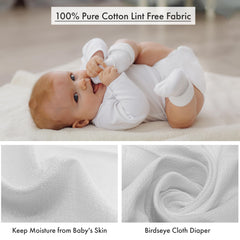 RUVANTI Birdseye weave close-up showing breathable, soft fabric and absorbency.