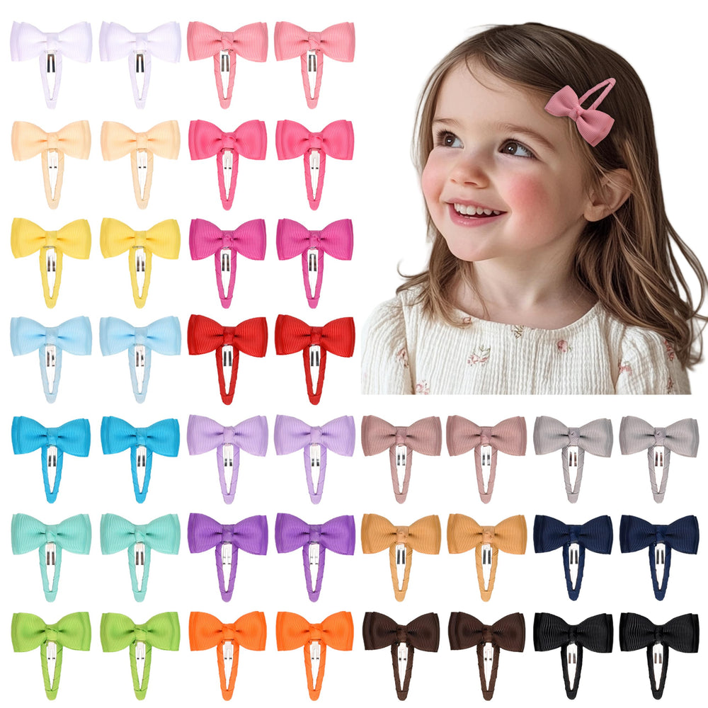 Ruyaa hair clips showcase the 40-piece set for versatile outfits on kids