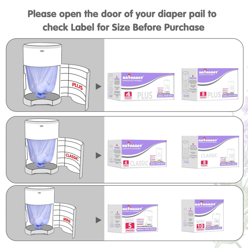 Lavender-scented liner helps neutralize odors in the nursery