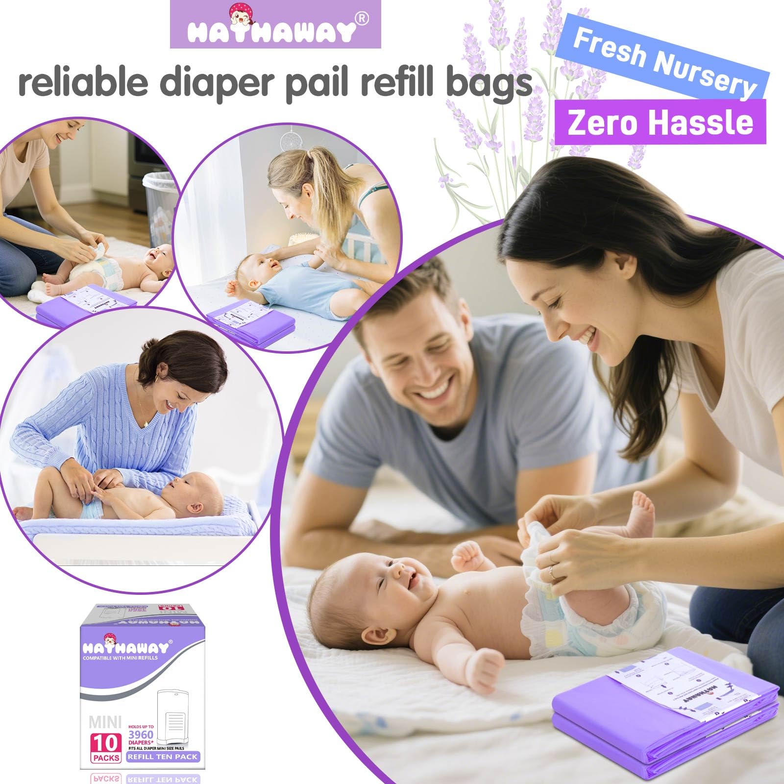 Universal fit refills for Dekor Mini, Classic, and Plus pails