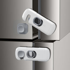 Ruzofo fridge lock with adhesive for secure, kid-friendly cabinet protection.