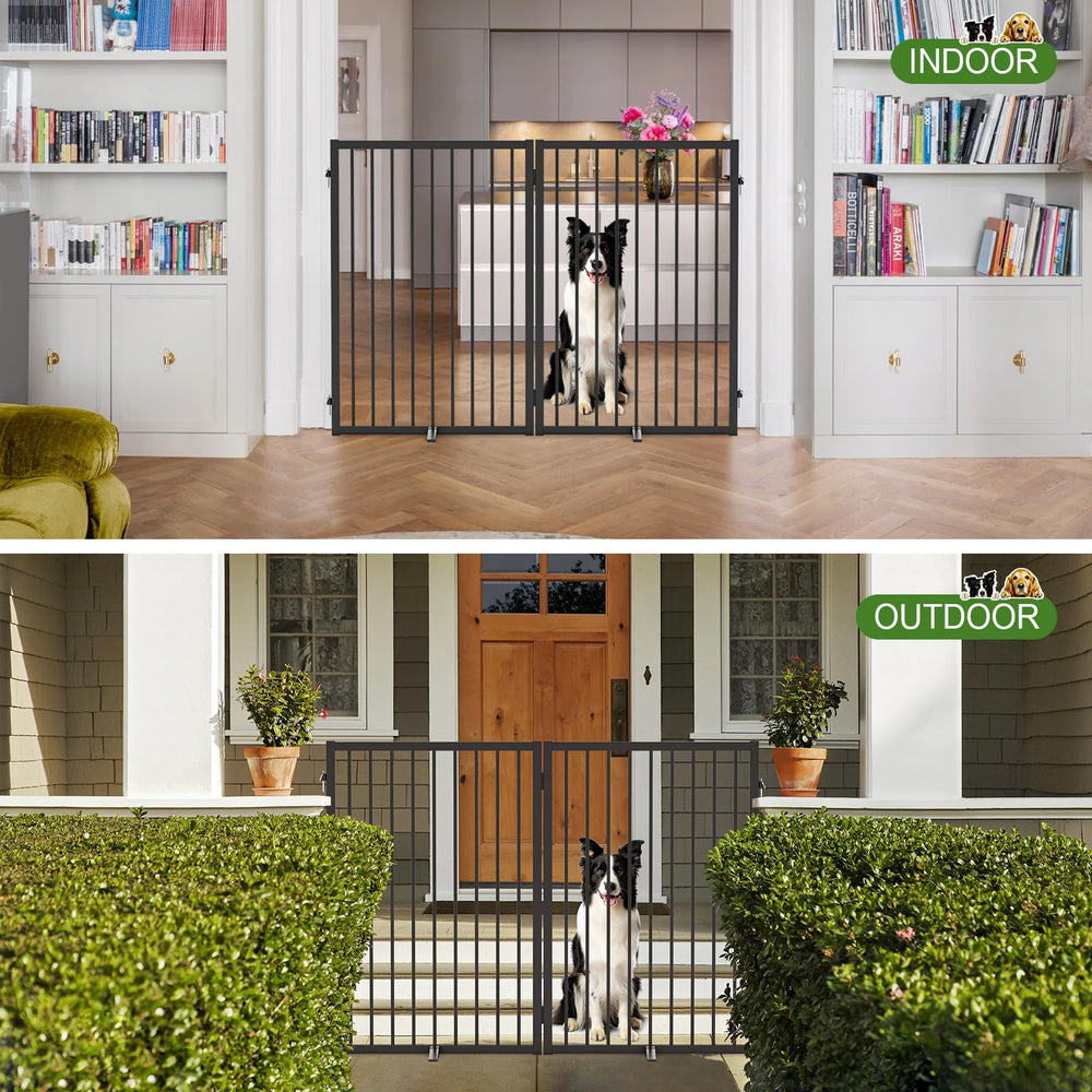 Rvdeaa anti slip brackets stabilize the gate on different floors.