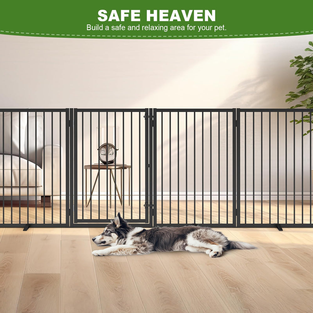 Rvdeaa rust-resistant metal gate for outdoor use and long-lasting protection