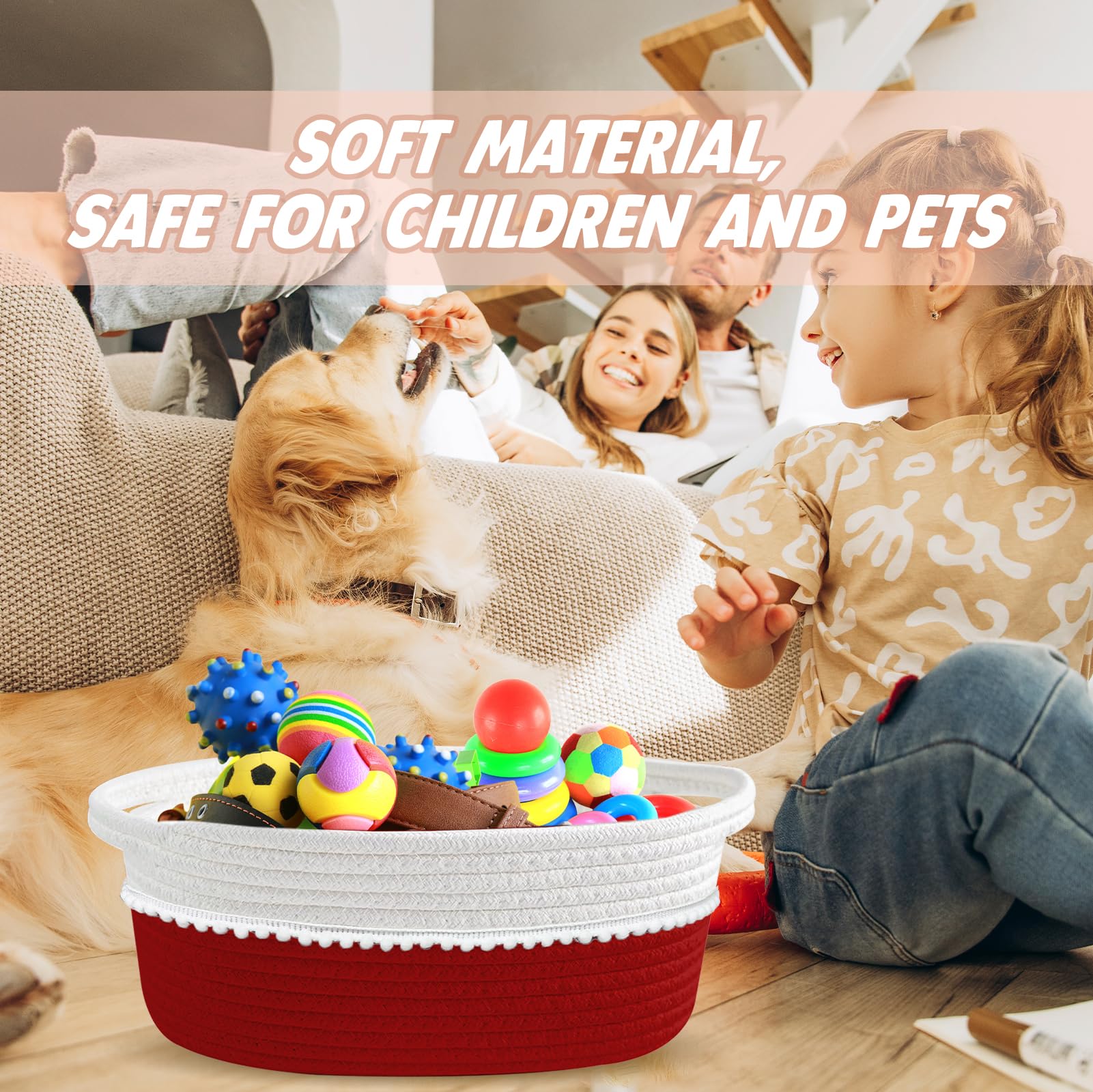 RVEAFA versatile storage basket suitable for toys remotes and toiletries