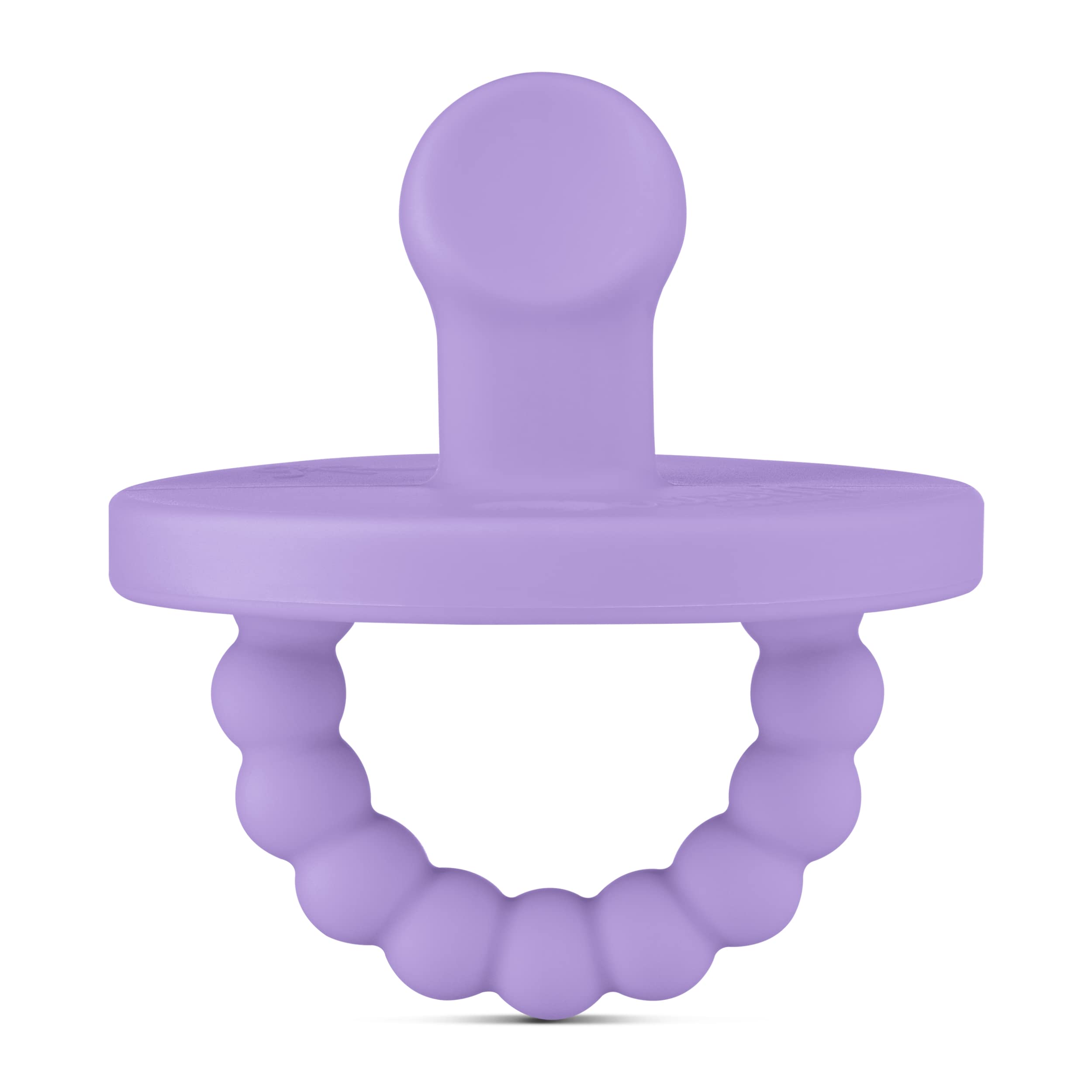 Ryan & Rose Cutie PAT Slant nipple pacifier in orchid for soothing and teething relief