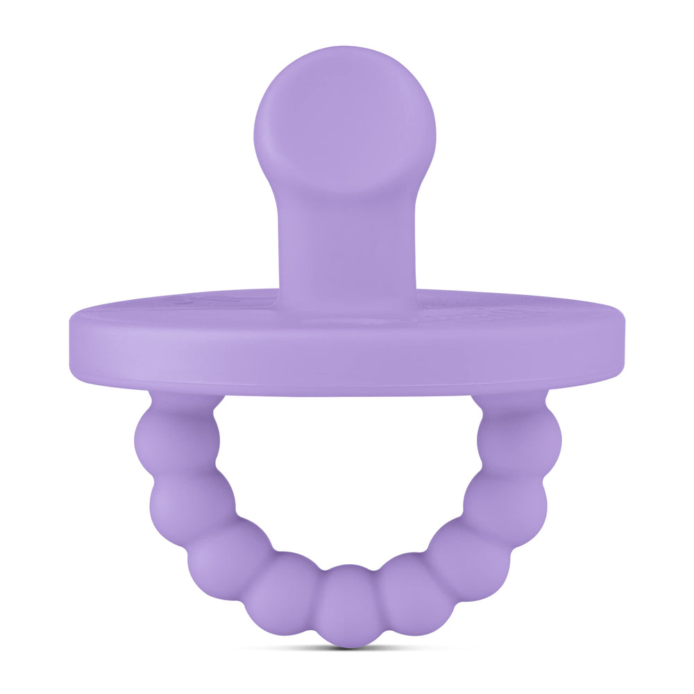Ryan & Rose Cutie PAT Slant nipple pacifier in orchid for soothing and teething relief