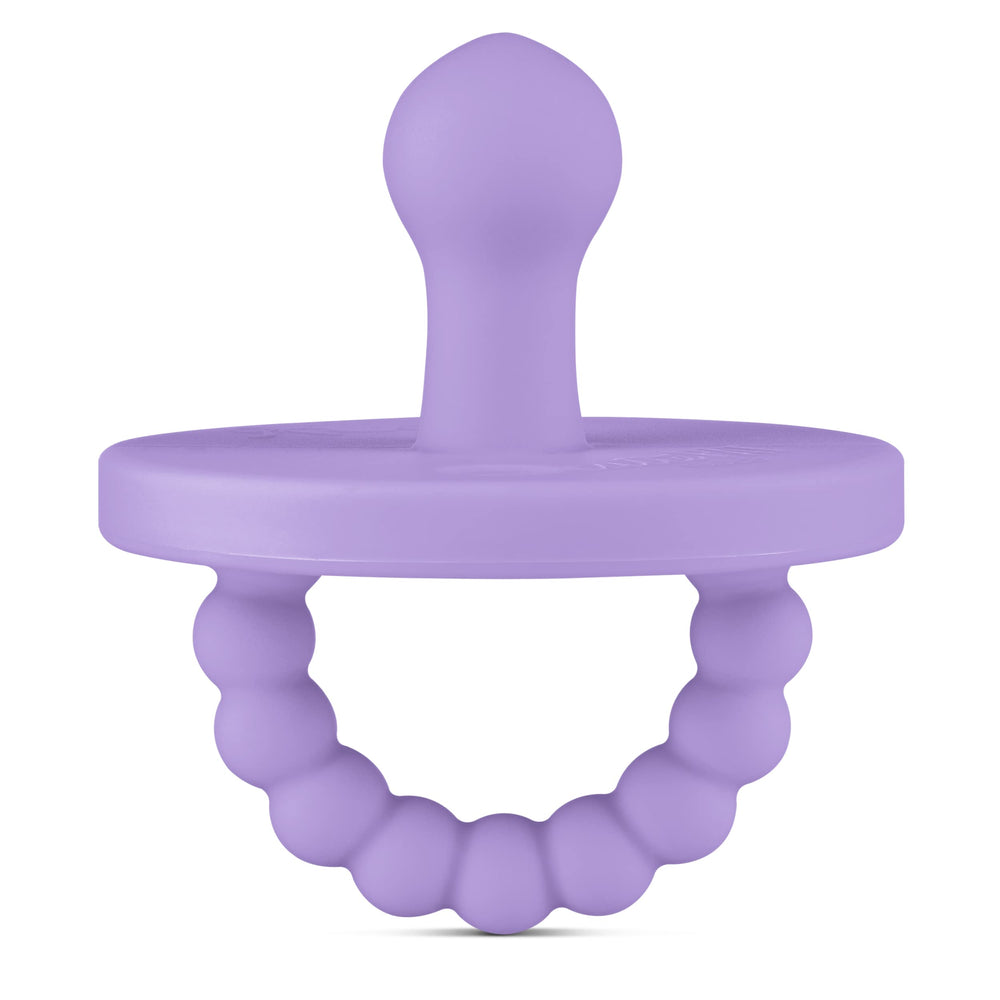 Ryan & Rose Cutie PAT Bulb pacifier in medical grade silicone soothing babies.