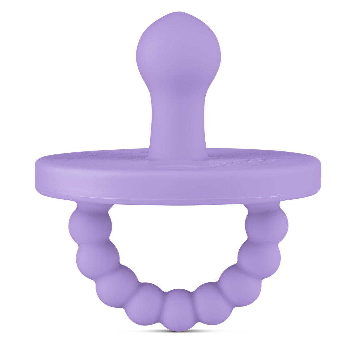 Ryan & Rose Cutie PAT Bulb pacifier in medical grade silicone soothing babies.
