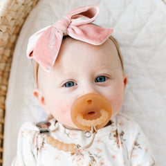Ryan & Rose Cutie PAT flat teether design closeup emphasizing teething-friendly texture
