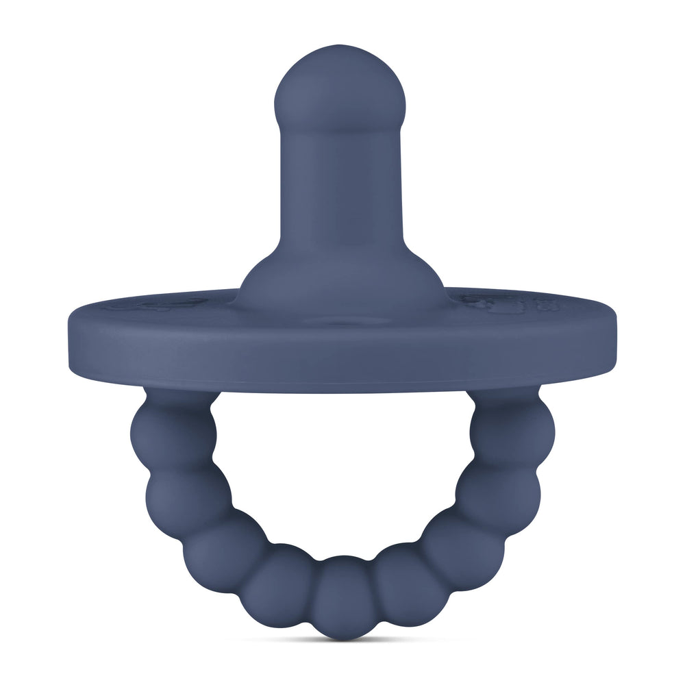 Ryan & Rose Cutie PAT Stage 1 pacifier teether with soft silicone nipple for soothing gums.