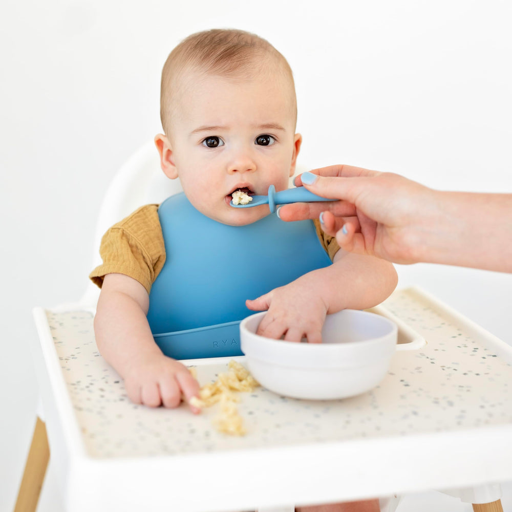 Ryan and Rose Ultimate 3-piece baby utensil set for growing toddlers.