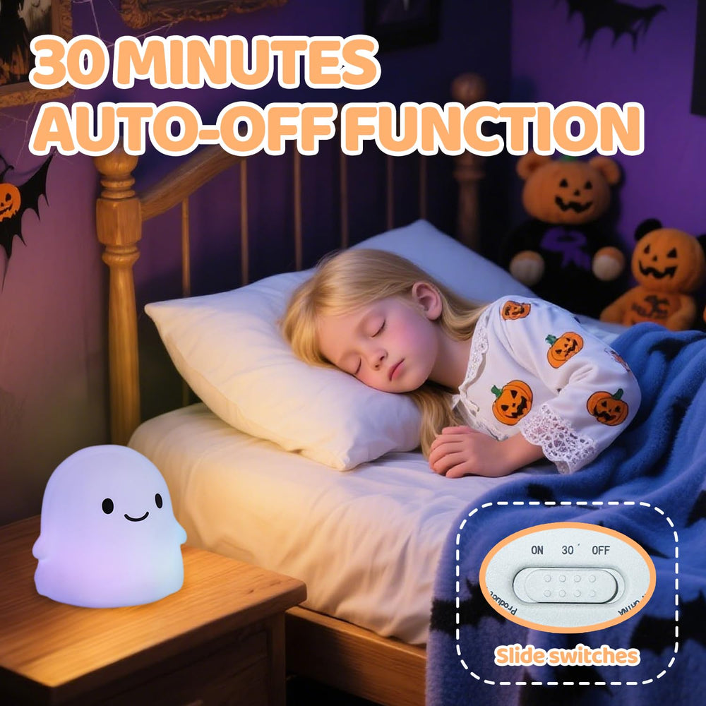 Rytinazzz ghost night light color mode showcases vibrant color options for mood lighting.