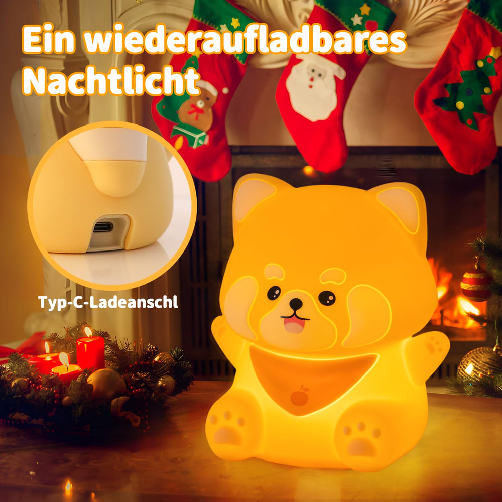 Rytinazzz kid-friendly silicone lamp provides soft light for peaceful sleep