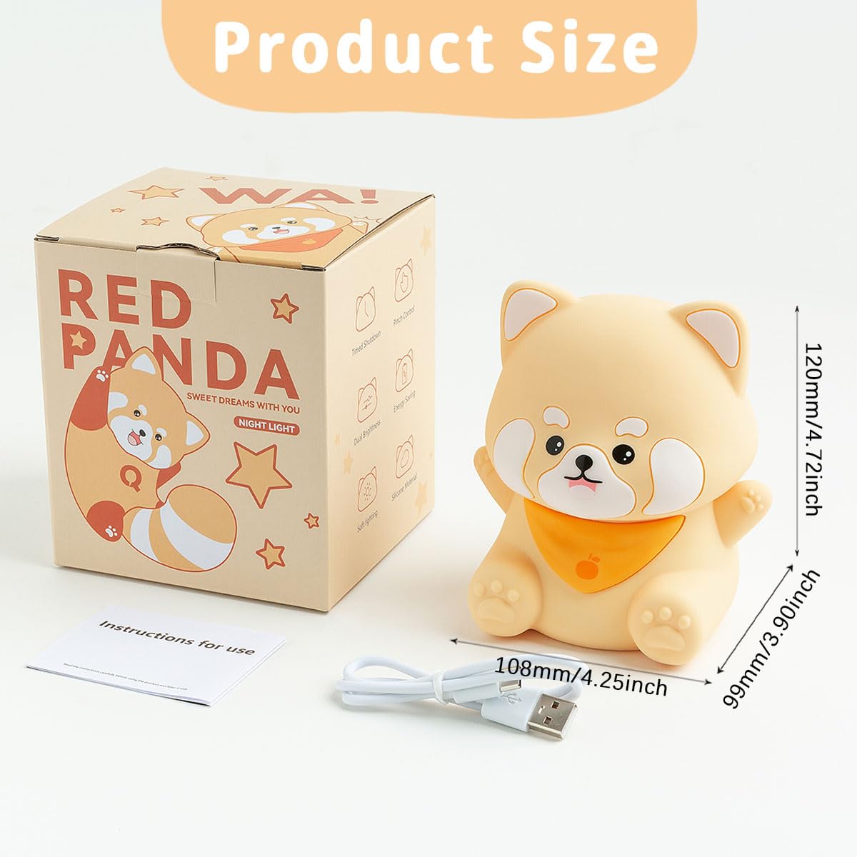 Ideal gift for birthdays or holidays with comforting glow