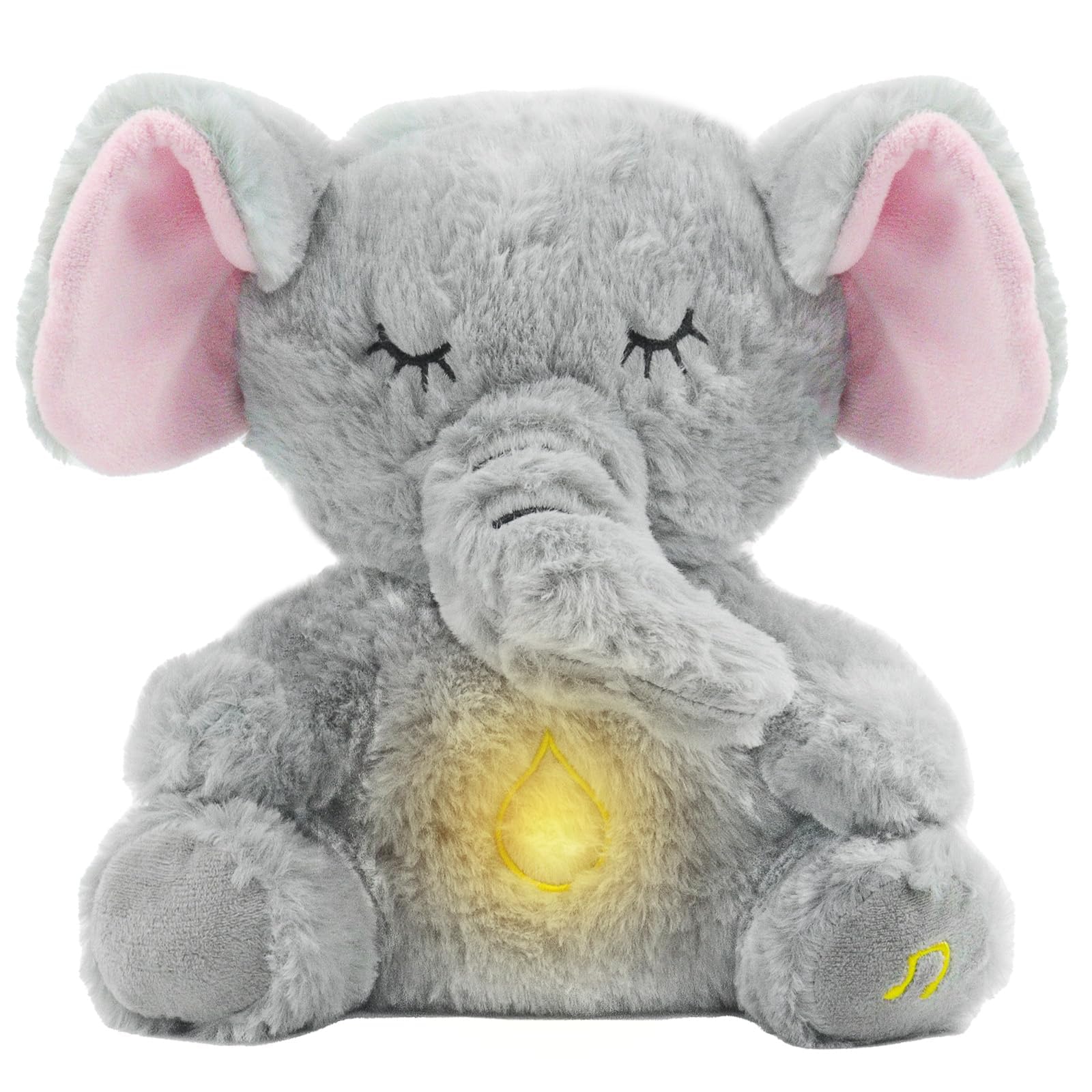 Rytopt Breathing Elephant movements demonstrate gentle breathing to ease baby settling.