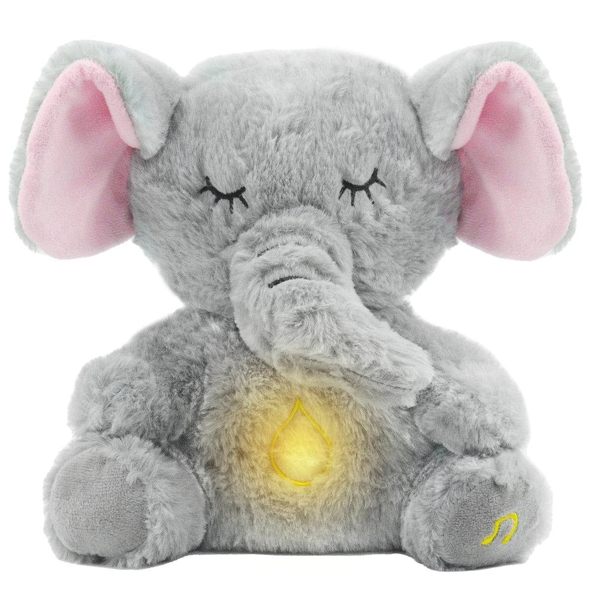 Rytopt Breathing Elephant movements demonstrate gentle breathing to ease baby settling.
